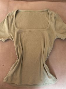 olive green top