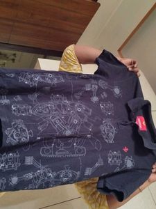 Graphic Print Polo Shirt