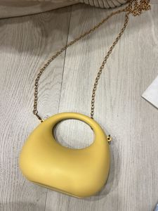 Stylish Yellow Hobo Bag