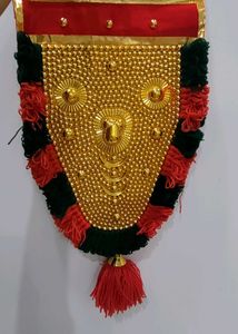Traditional Red & Gold Handmade Wall Hanging