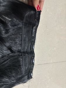 Wavy Black Nylon Hair Extensions