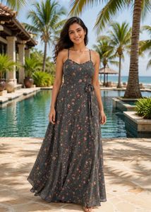 Chic Floral Maxi Dress