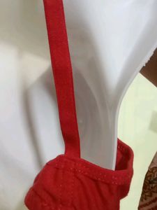 Cherry Red Padded Bra