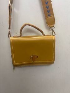 Stylish Yellow Crossbody Bag