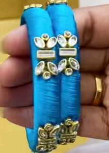 Elegant Silk Thread Bangles any one pair