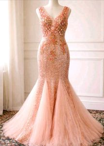 Stunning Sequin &amp; Tulle Mermaid Gown