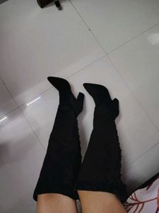 Black Over-the-Knee Boots