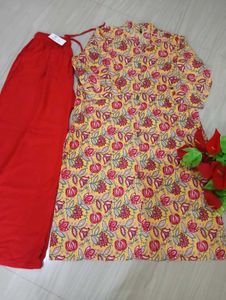 Brand New Big Size Pure Cotton 2 Piece Kurta Set