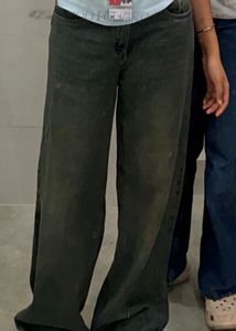 Wide Leg Denim Jeans