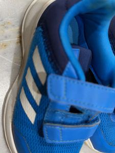 Blue Adidas Sneakers with Velcro