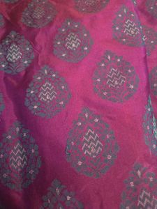 Beautiful Banarsee Kanchivaram hybrid saree