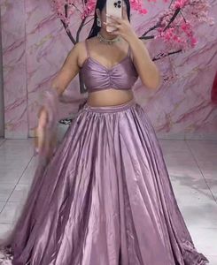 Elegant Lavender Lehenga Choli Set