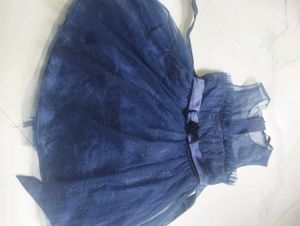 Sparkly Navy Blue Party Dress