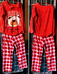 Cute Bear light woolen payjama set