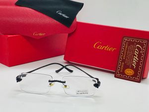 Cartier Rimless Blue Light Blocking Glasses