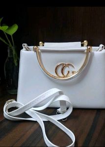 Chic White Crossbody Bag