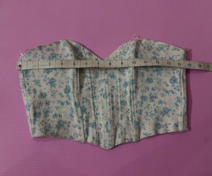 ZARA Floral Corset Top 🩵