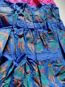 Vibrant Ethnic Print Skirt