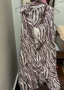 animal print dress