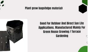 Black Poly Bags for Storage