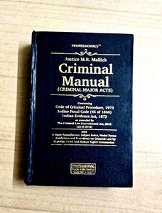 Criminal Manual (Major Acts) by Mallick, Ed. 2019