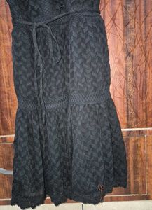 Elegant Black Lace Dress