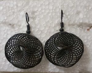 Unique Wire Swirl Earrings
