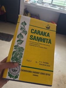 Caraka Samhita Vol. I - Ayurveda Text