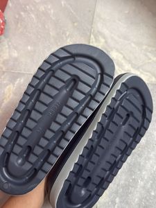Comfortable Blue Double Strap Slides