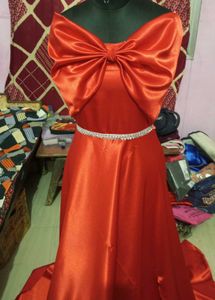 Stunning Red Bow Gown