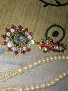 Elegant Pearl Necklace &amp; Earring Set