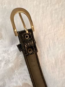 Elegant Crocodile Texture Belt
