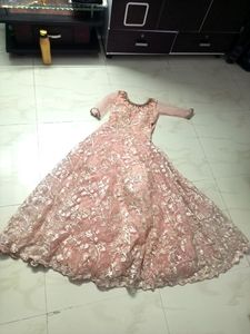 Machine Embroidery Net -lace Work Gowns🌺✨