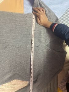 Gray Button-Down Cardigan