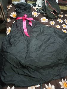 Very Beautiful Black 4layer Gawn