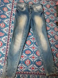 Blue Wash Denim Jeans