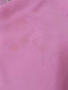Elegant Pink Embroidered Chiffon Fabric
