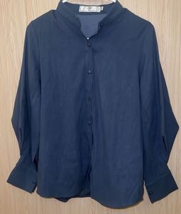 K-Band Collar Shirt With Unique Sleeves