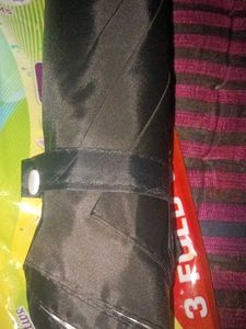 Black 3 Fold Umbrella