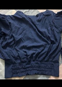 Elegant Navy Blue Top