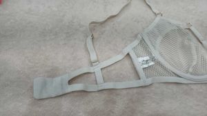 Sheer White Mesh Bra