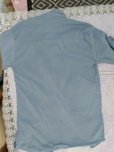 Sea blue cotton Shirt