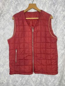 Red Quilted Vest