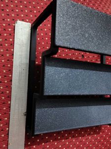 Black Multi-Tiered Display Shelf