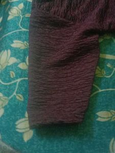new wine colour blouse