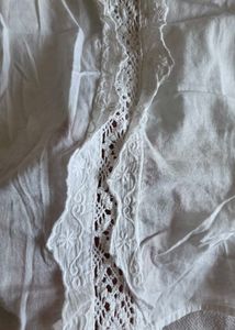 Elegant White Embroidered Top