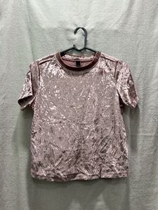 Metallic Velvet T-Shirt