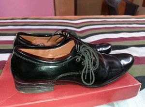 Boss-Level Shine – Sleek Black Formal Shoes