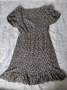 grey mini frock