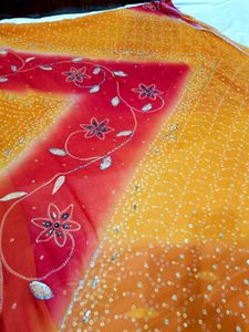 🇳🇿💫🎀Exquisite Ombre Saree with Embellishments